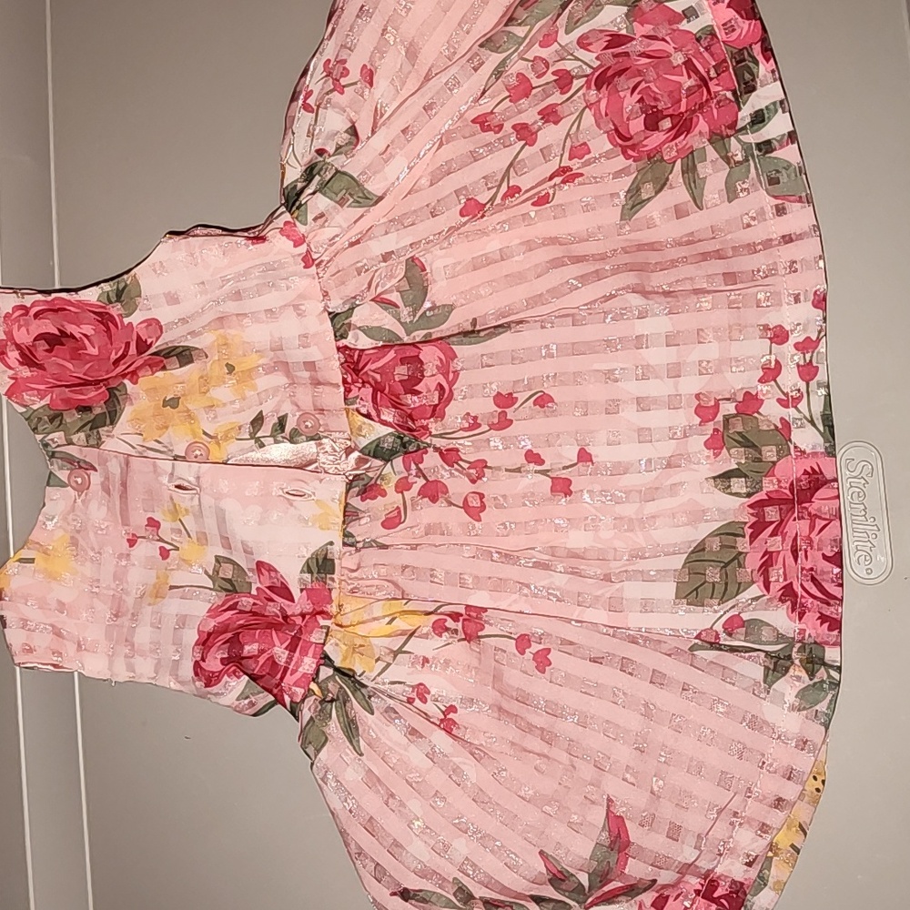 Floral pink dress - Picture 5 of 5